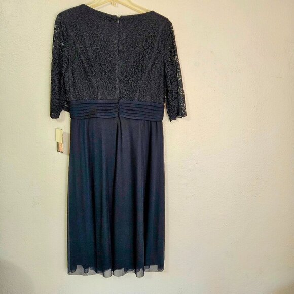 Jessica Howard Black Semi-Formal Special Event A-Line Dress Size 1O - Picture 2 of 9